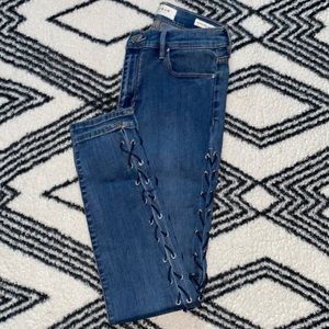 High-Rise Ankle Denim Jeggings | Women | Size: 26